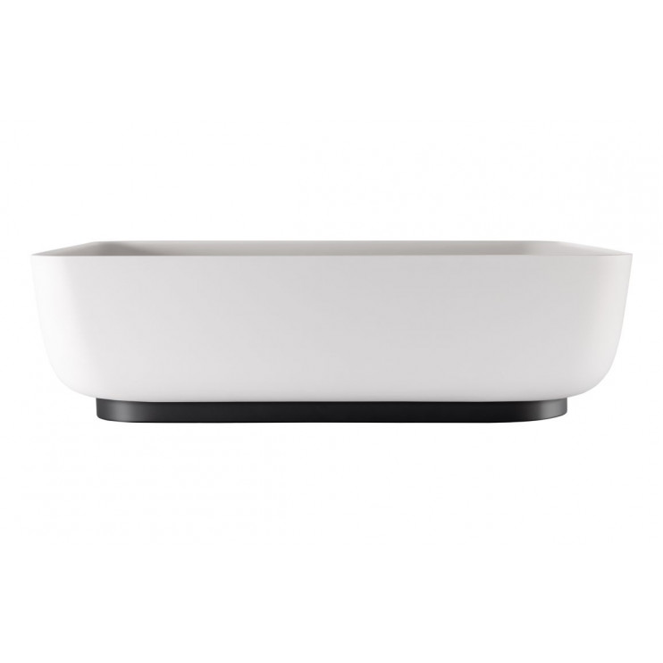 Basin plinth only ABX1151 Abode Cava Tablet Basin Plinth - Matt Black