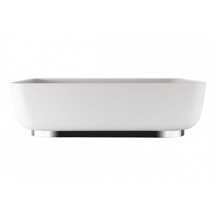 Basin plinth only ABX1150 Abode Cava Tablet Basin Plinth - Chrome