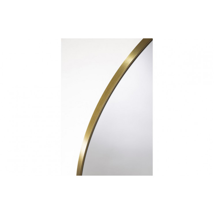 Abode Mayar 600mm Round Mirror - Brushed Brass Abode Mayar 600mm Round Mirror - Brushed Brass