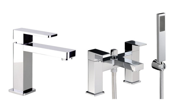 Abode Fervour Pack Offer 2 (Basin Mixer & Bath/Shower Mixer) - Chrome
