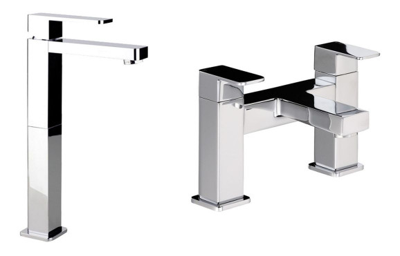 Abode Fervour Pack Offer 3 (Tall Basin Mixer & Bath Filler) - Chrome