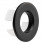 Abode Uno Basin Overflow Ring - Matt Black
