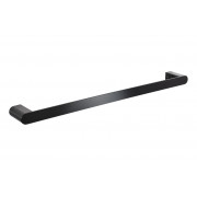 Abode Uno Single Towel Rail - Matt Black