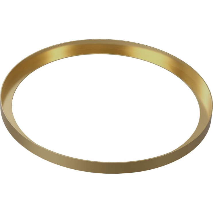 Basin plinth only ABX1142 Abode Cava Round Basin Plinth - Brushed Brass