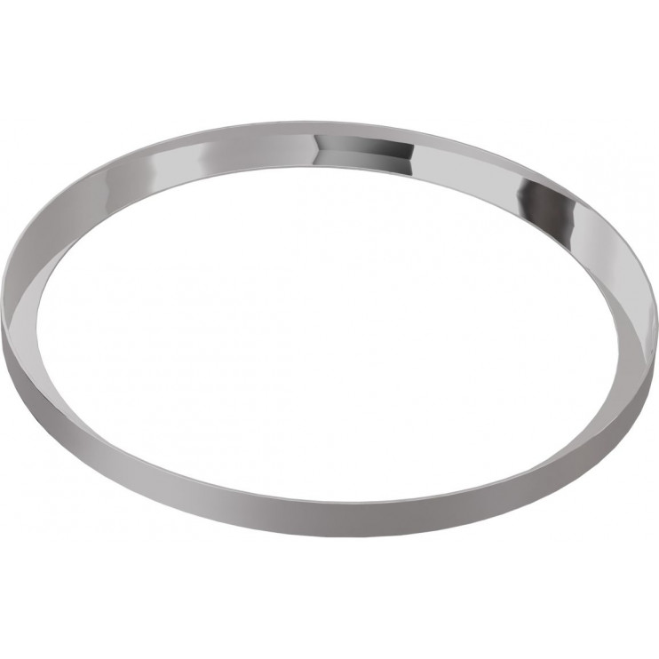 Basin plinth only ABX1140 Abode Cava Round Basin Plinth - Chrome