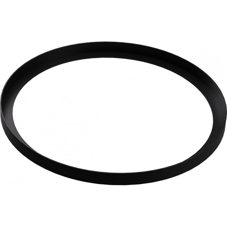 Basin plinth only ABX1141 Abode Cava Round Basin Plinth - Matt Black