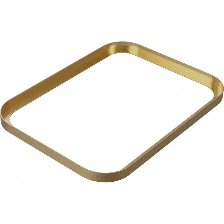 Basin plinth only ABX1152 Abode Cava Tablet Basin Plinth - Brushed Brass