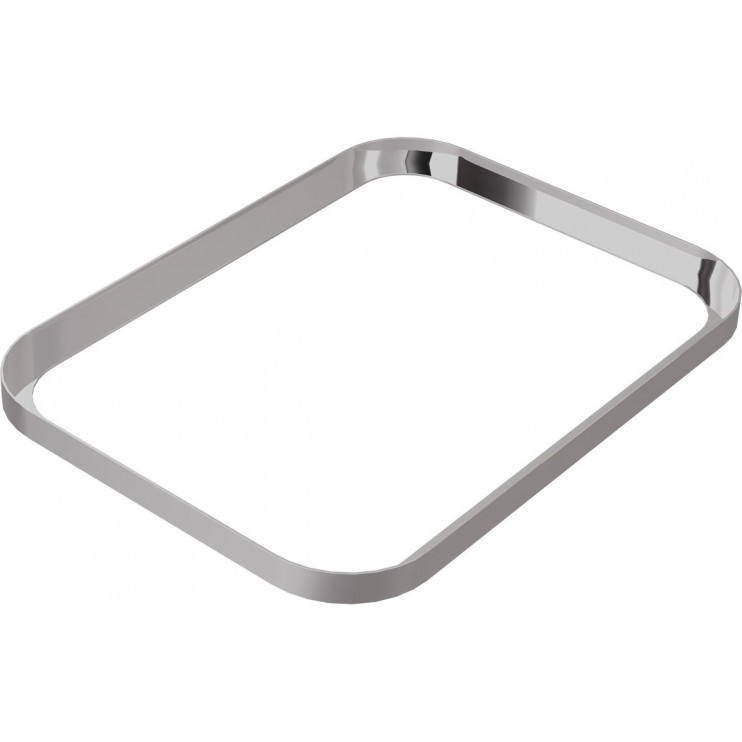 Basin plinth only ABX1150 Abode Cava Tablet Basin Plinth - Chrome