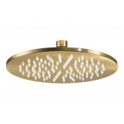 Abode Euphoria 225x225x8mm Circular Showerhead - Antique Brass