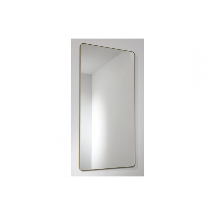 Abode Mayar 450x900mm Tablet Mirror - Brushed Brass