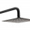 Abode Uno 200x200mm Shower Head - Matt Black