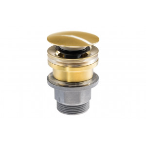 Abode Uno Basin Clicker Waste Universal - Brushed Brass Abode Uno Basin Clicker Waste Universal - Brushed Brass