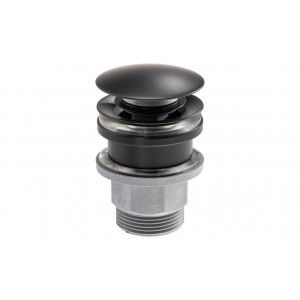 Abode Uno Basin Clicker Waste Universal - Matt Black Abode Uno Basin Clicker Waste Universal - Matt Black