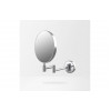 Anji Round Cosmetic Mirror - Chrome