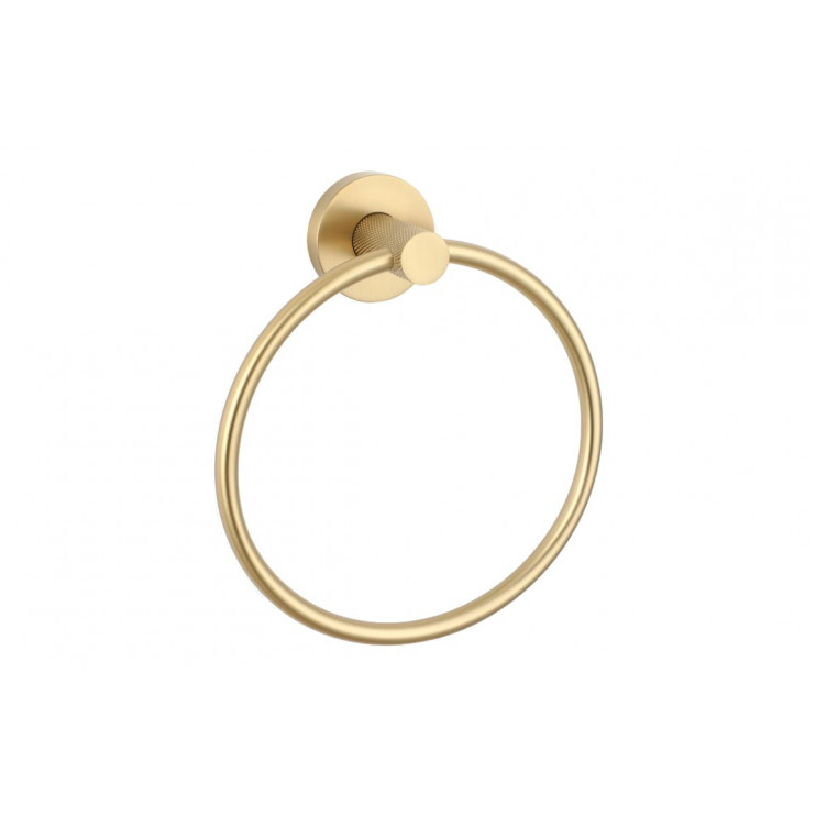 Asta Towel Ring - Brushed Brass