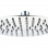Aurora 250mm Round Ultraslim Showerhead - Chrome