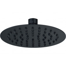 Aurora 250mm Round Ultraslim Showerhead - Matt Black Aurora 250mm Round Ultraslim Showerhead - Matt Black