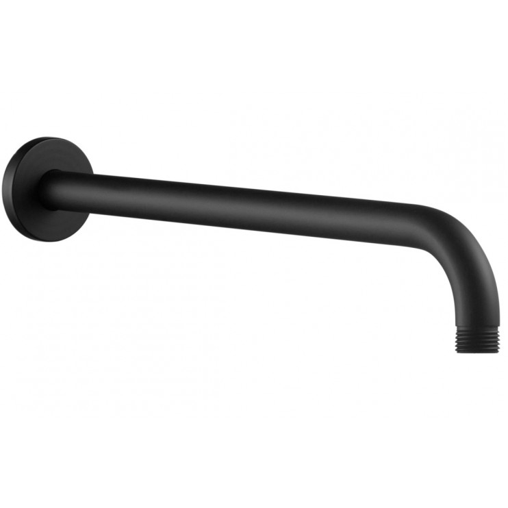 Aurora 320mm Round Shower Arm - Matt Black Aurora 320mm Round Shower Arm - Matt Black