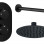 Aurora Round Shower Valve & Kit Pack 1 - Matt Black