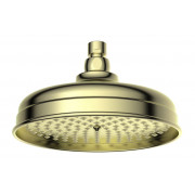 Berwick 200mm Round Traditional Showerhead - Brushed Brass
