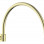 Berwick 365mm Traditional Round Shower Arm - Brushed Brass