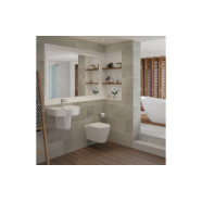 Wall Hung Pan & Seat DIPTP0158 Cilantro Rimless Wall Hung WC & Soft Close Seat