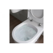 Cilantro Rimless Back To Wall Comfort Height WC & Soft Close Seat