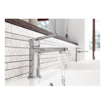Cassini Basin Mixer - Chrome Bathroom Taps
