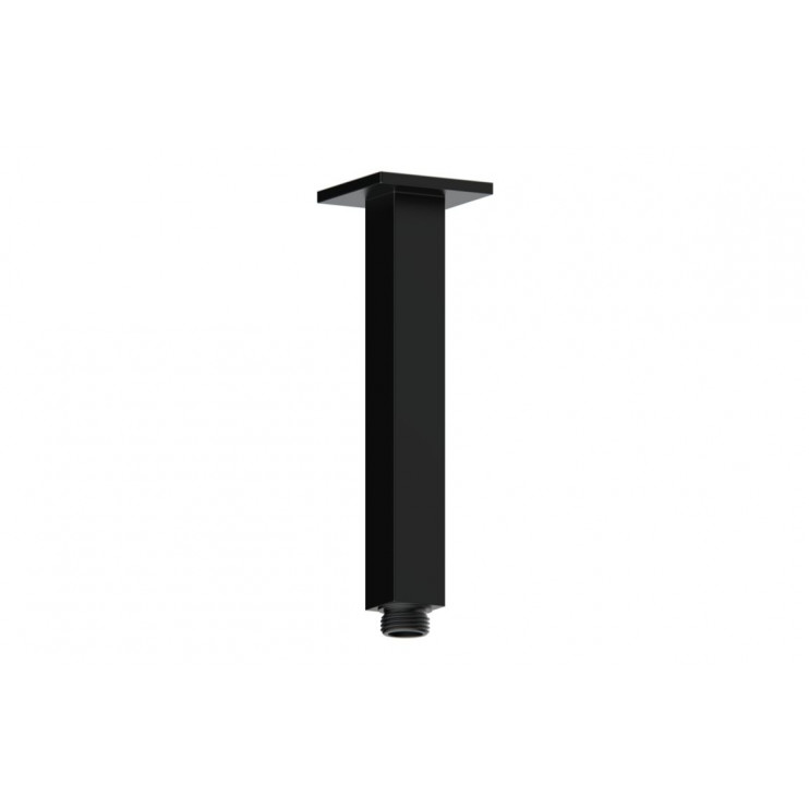 Cosmic 180mm Square Ceiling Arm - Matt Black Cosmic 180mm Square Ceiling Arm - Matt Black