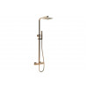 Cosmic Square Thermostatic Bar Mixer w/Riser Kit - Brushed Bronze Cosmic Square Thermostatic Bar Mixer w/Riser Kit - Brushed Bronze