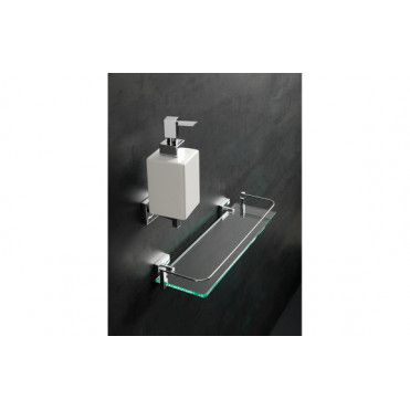 Lissi Bathroom Accessories DIAC0136 Lissi 40cm Glass Shelf