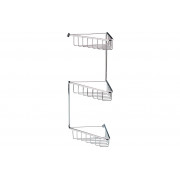 Elena 3-Tier Corner Shower Caddy - Chrome