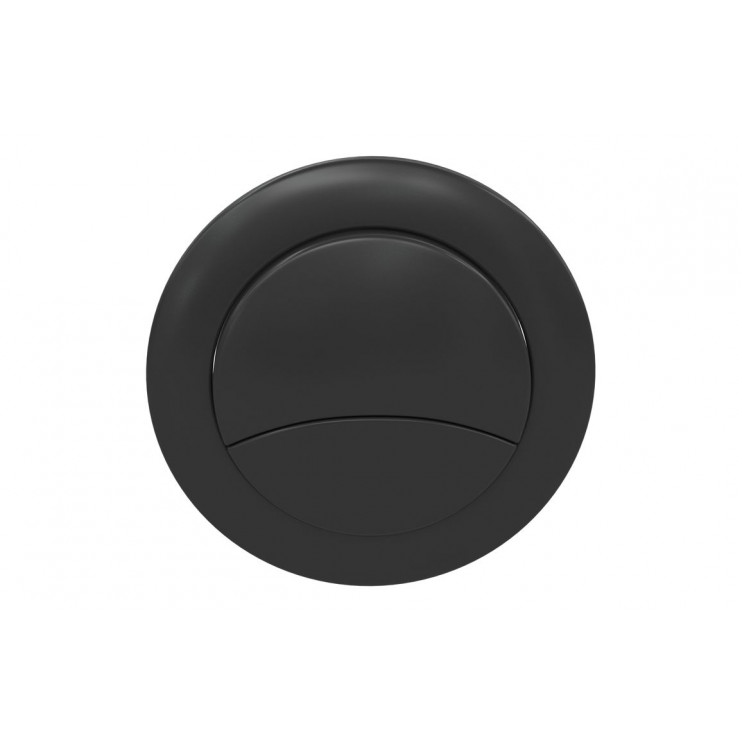 Dual Push Button Cover (Rod) - Matt Black