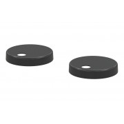 Toilet Seat Cover Caps - Matt Black