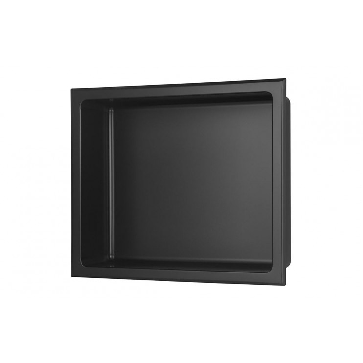 305x360mm Bathroom Niche - Matt Black