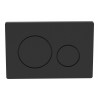 Flushplates DIAC0296 Round Push Button Flushplate - Black
