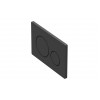 Flushplates DIAC0296 Round Push Button Flushplate - Black
