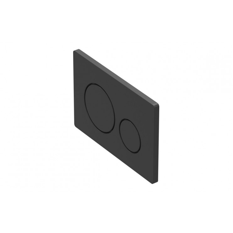 Flushplates DIAC0296 Round Push Button Flushplate - Black
