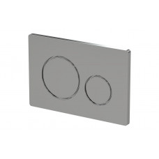 Round Push Button Flushplate - Chrome