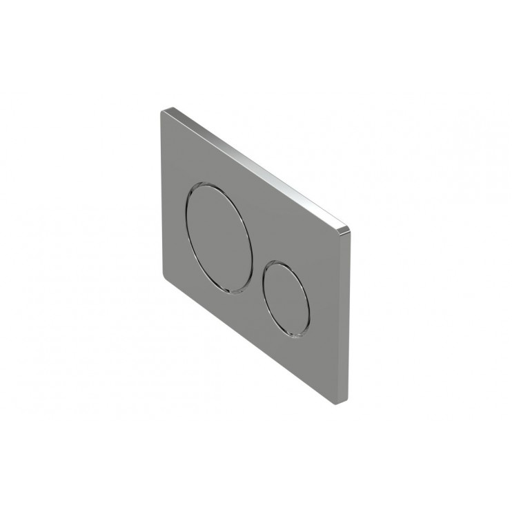 Flushplates DIAC0298 Round Push Button Flushplate - Chrome