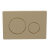 Flushplates DIAC0300 Round Push Button Flushplate - Brushed Brass