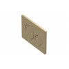 Flushplates DIAC0300 Round Push Button Flushplate - Brushed Brass