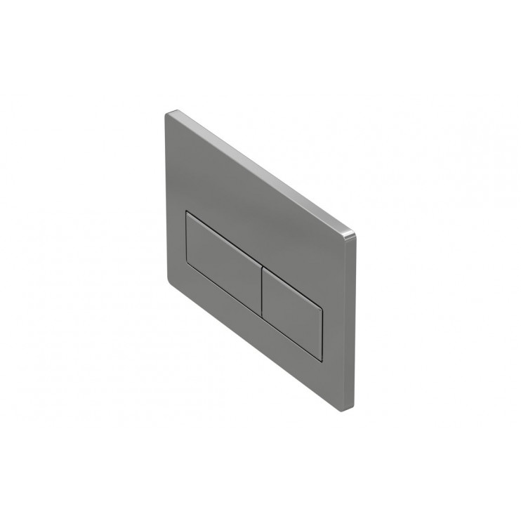 Flushplates DIAC0308 Rectangle Push Button Flushplate - Chrome
