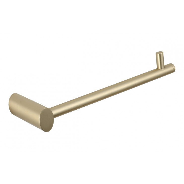 Ronde Toilet Roll Holder - Brushed Brass