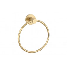 Asta Towel Ring - Brushed Brass