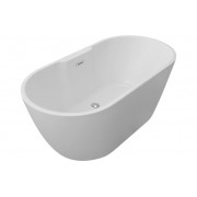 Harlesden Freestanding 1550x745x580mm 0TH Bath - Gloss White