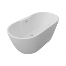 Harlesden Freestanding 1550x745x580mm 0TH Bath - Gloss White