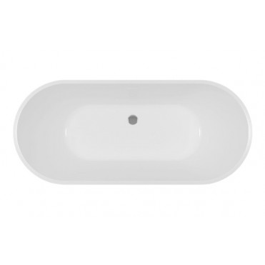 Striata Fluted Freestanding 1700x750x570mm 0TH Bath