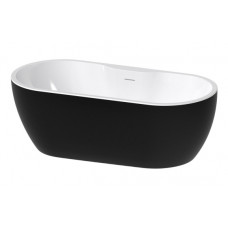 Freestanding 1650x745x580mm 0TH Bath - Gloss Black