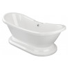 Grace Freestanding 1760x700x720mm 2TH Bath w/Base - White Grace Freestanding 1760x700x720mm 2TH Bath w/Base - White